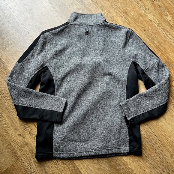 Spyder Men's Mendoza Quarter Zip Core Pullover Sweater - Picture 3 of 3